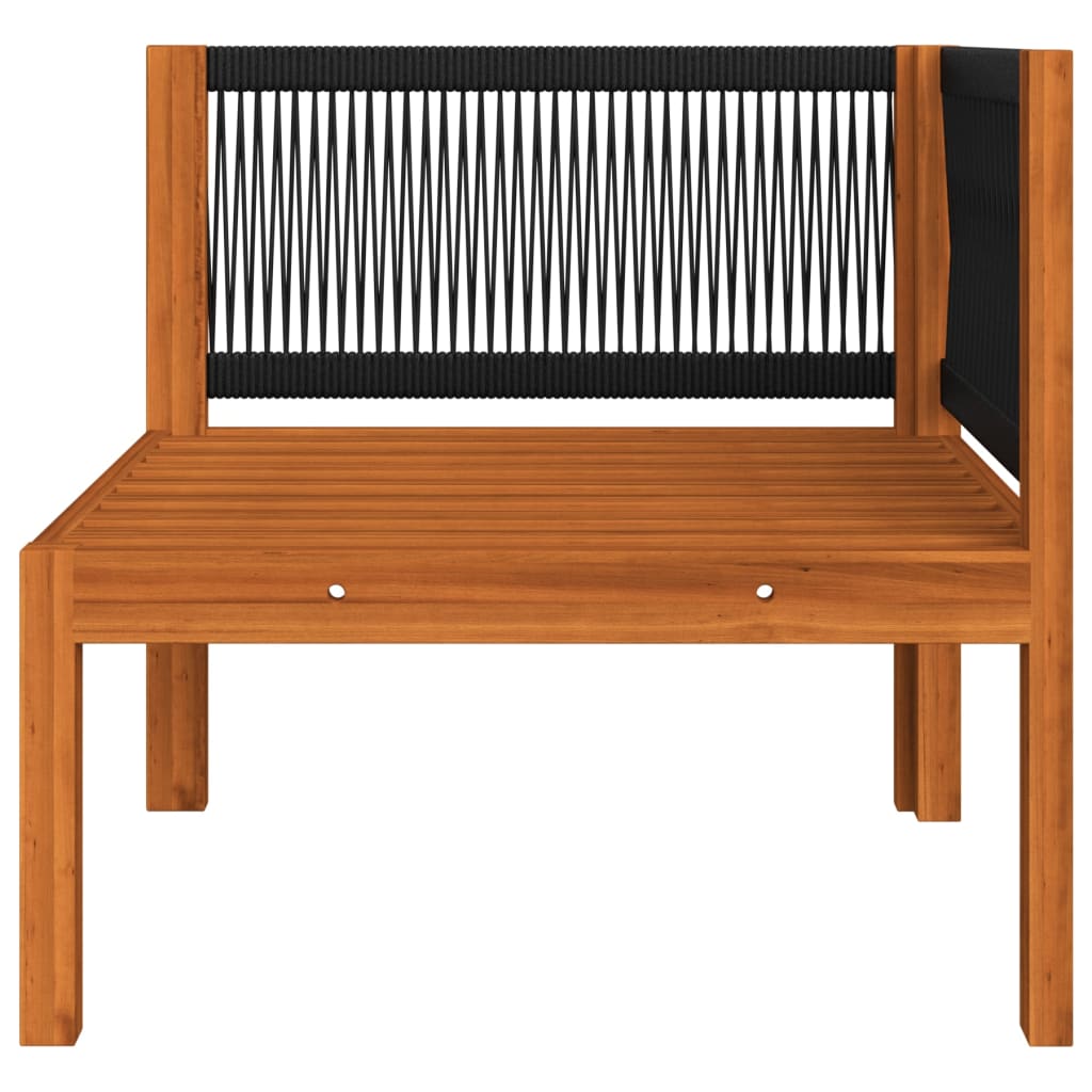 Set da giardino 8 pezzi con cuscini crema 63x63 cm - homemem39
