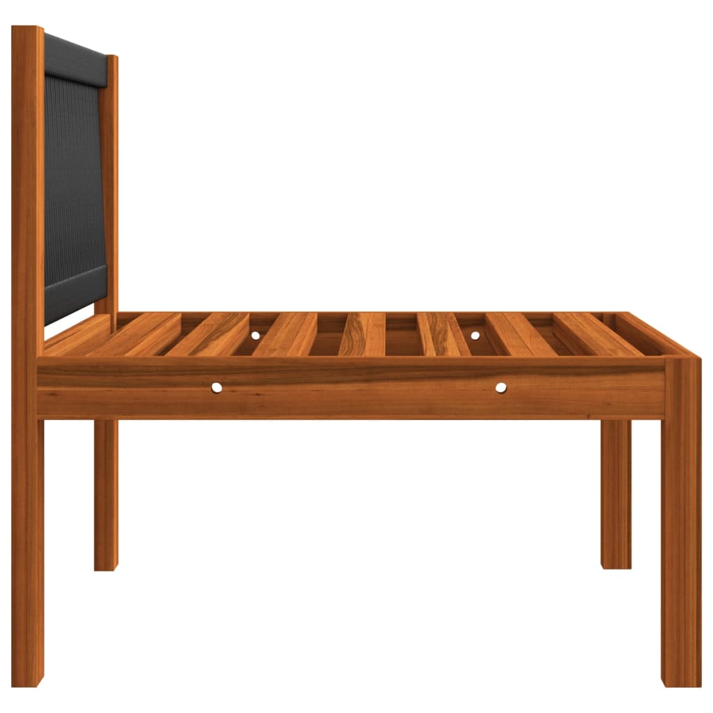 Set da giardino 8 pezzi con cuscini crema 63x63 cm - homemem39
