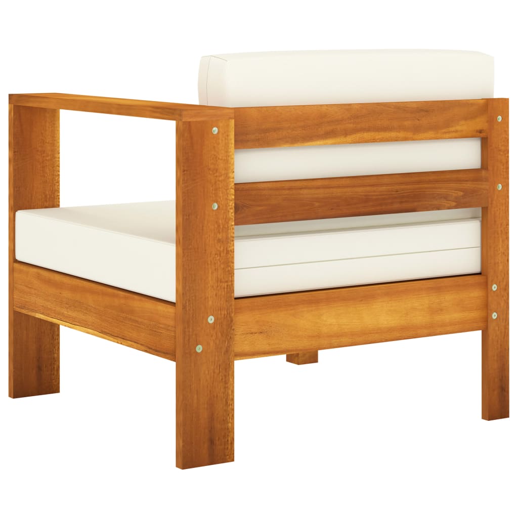 Set da Giardino 8 pz con Cuscini 100x60 cm Legno di Acacia