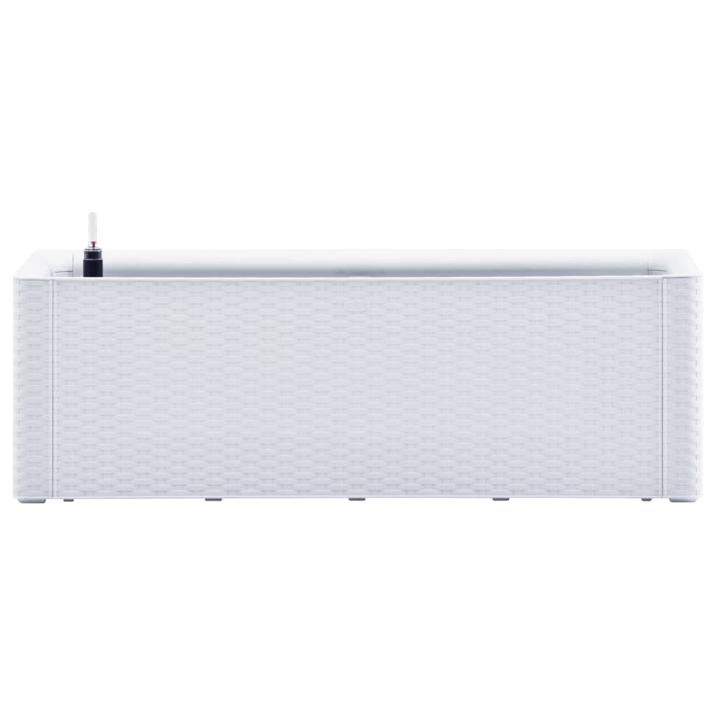 Letto Rialzato da Giardino con Sistema Irrigazione Bianco - homemem39