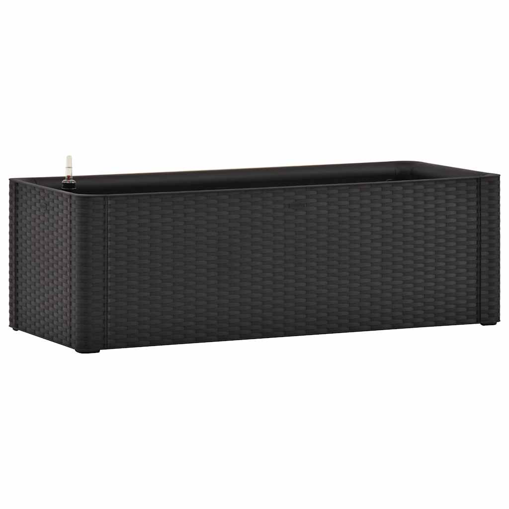 Letto Rialzato Giardino con Irrigazione Antracite 100x43x33 cm - homemem39