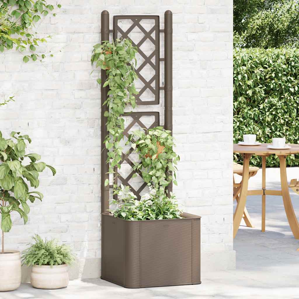 Letto Rialzato da Giardino con Graticcio e Irrigazione Moca - homemem39