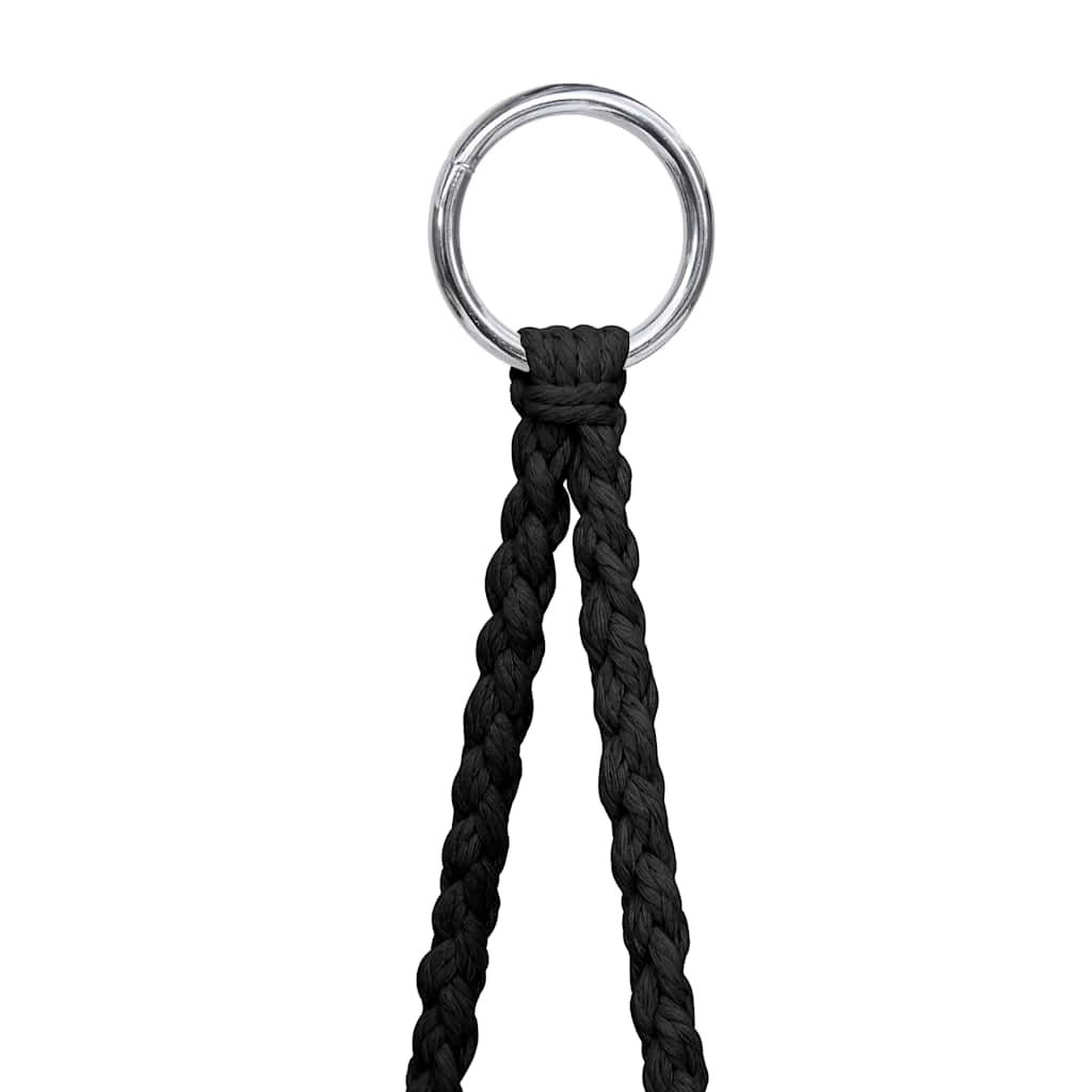 Sedia a Dondolo in Stile Amaca 80 cm Antracite - homemem39