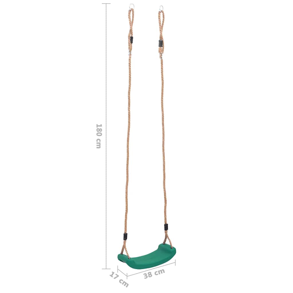 Seggiolino per Altalena per Bambini Verde - homemem39