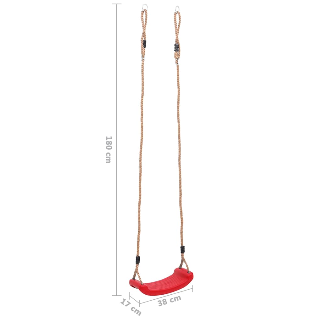 Seggiolino per Altalena per Bambini Rosso