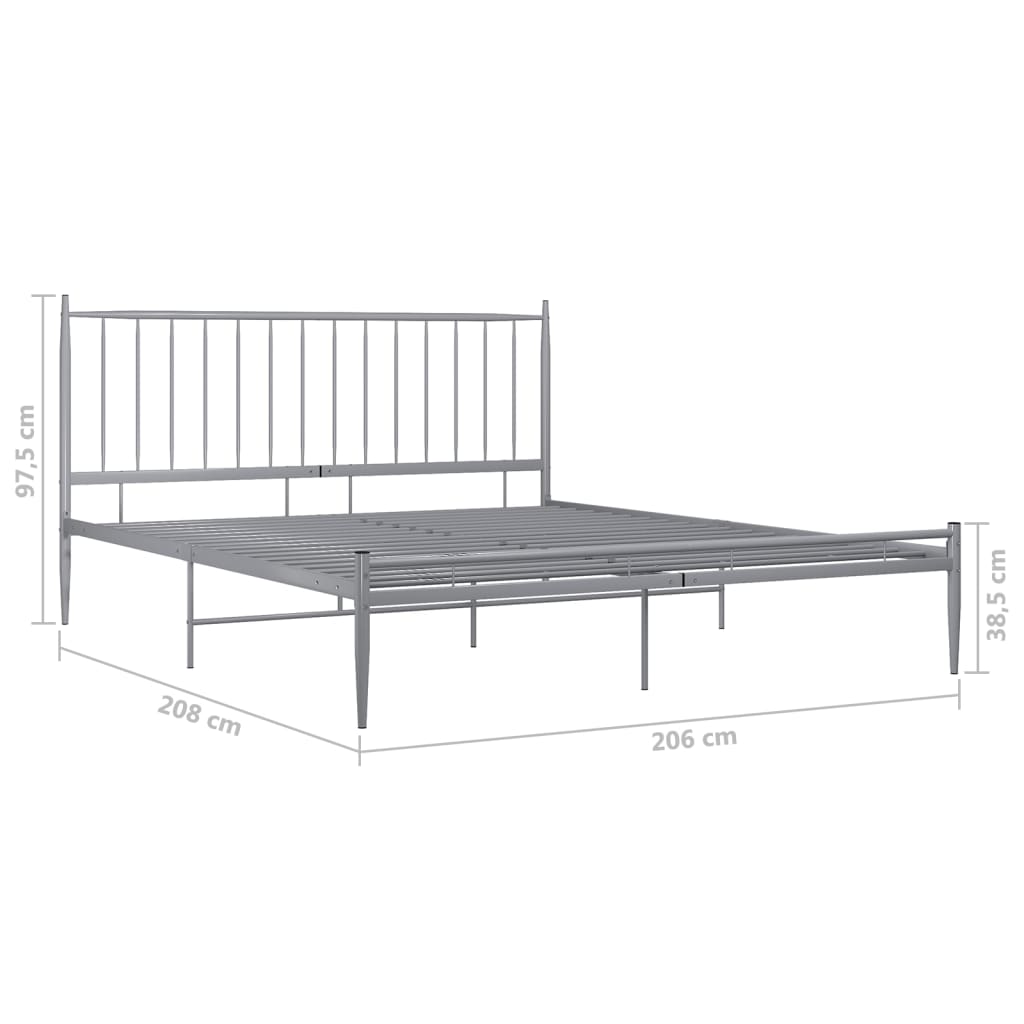 Giroletto Grigio in Metallo 200x200 cm