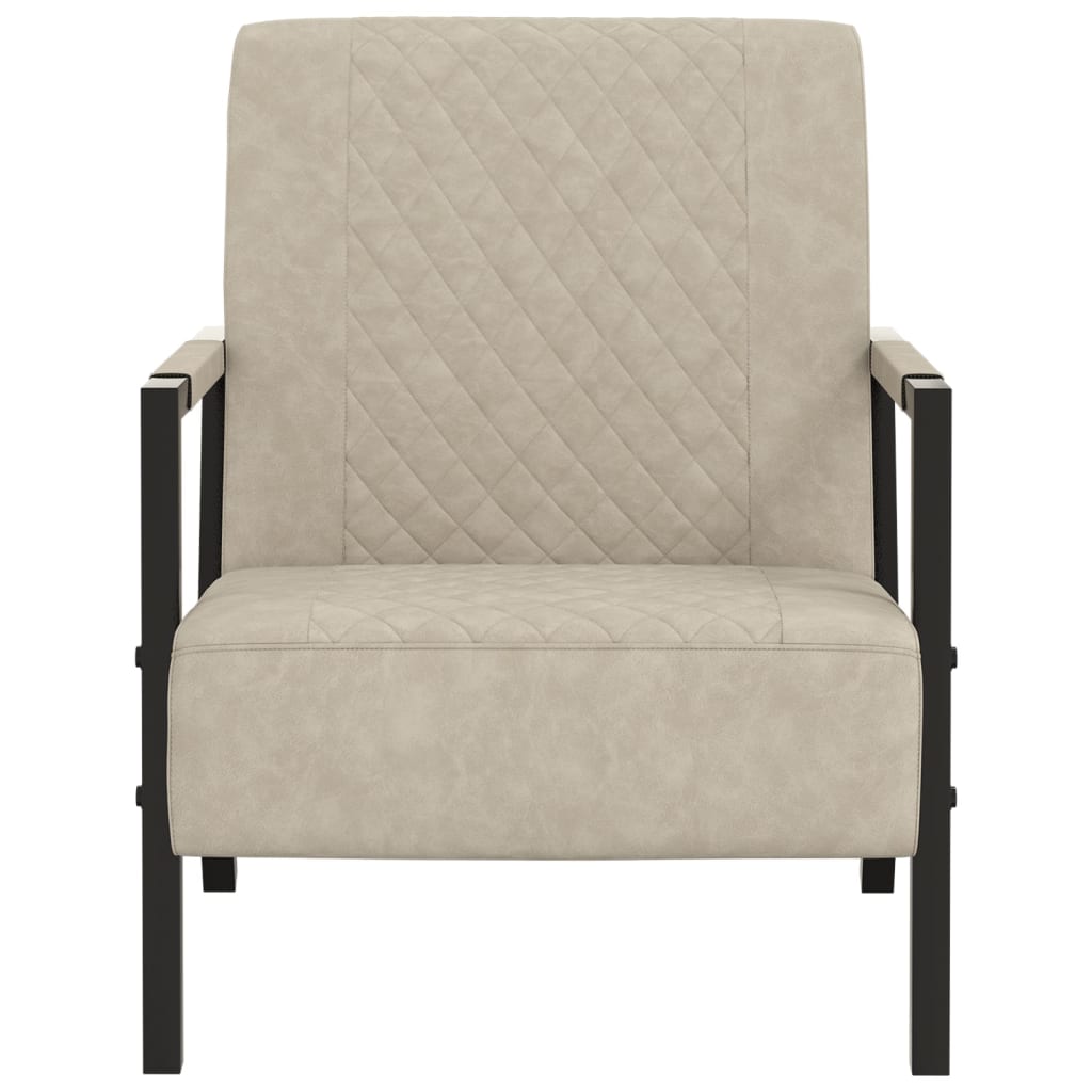 Poltrona Grigio Chiaro in Similpelle - homemem39