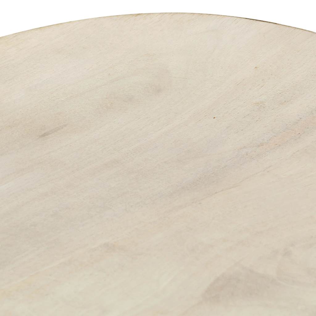 Sgabelli da Bar 2 pz in Legno Massello di Mango - homemem39