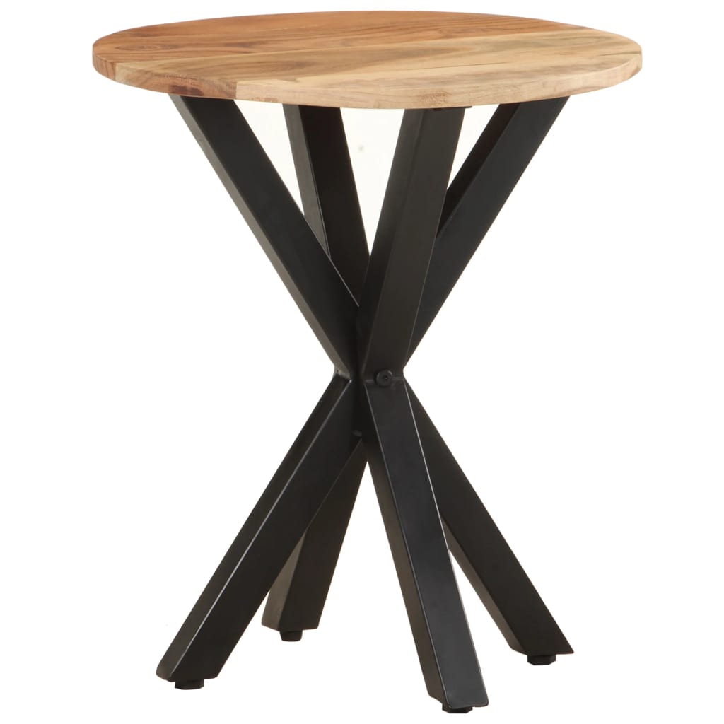 Tavolino di Servizio 48x48x56cm in Legno Massello di Acacia | homemem39