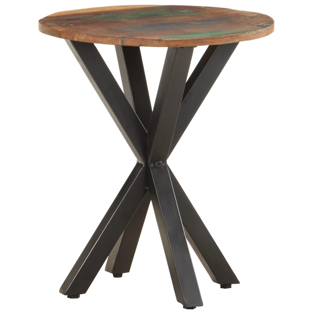 Tavolino di Servizio 48x48x56 cm in Legno Massello di Recupero | homemem39