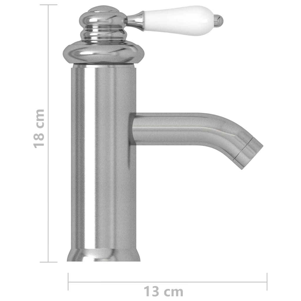 Rubinetto per Lavabo del Bagno Argento 130x180 mm - homemem39