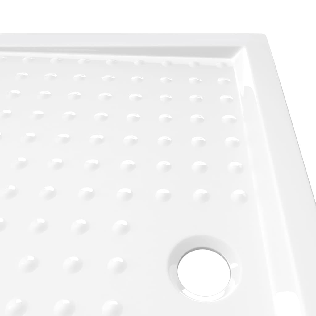 Piatto Doccia con Superficie Puntinata Bianco 70x100x4cm in ABS - homemem39