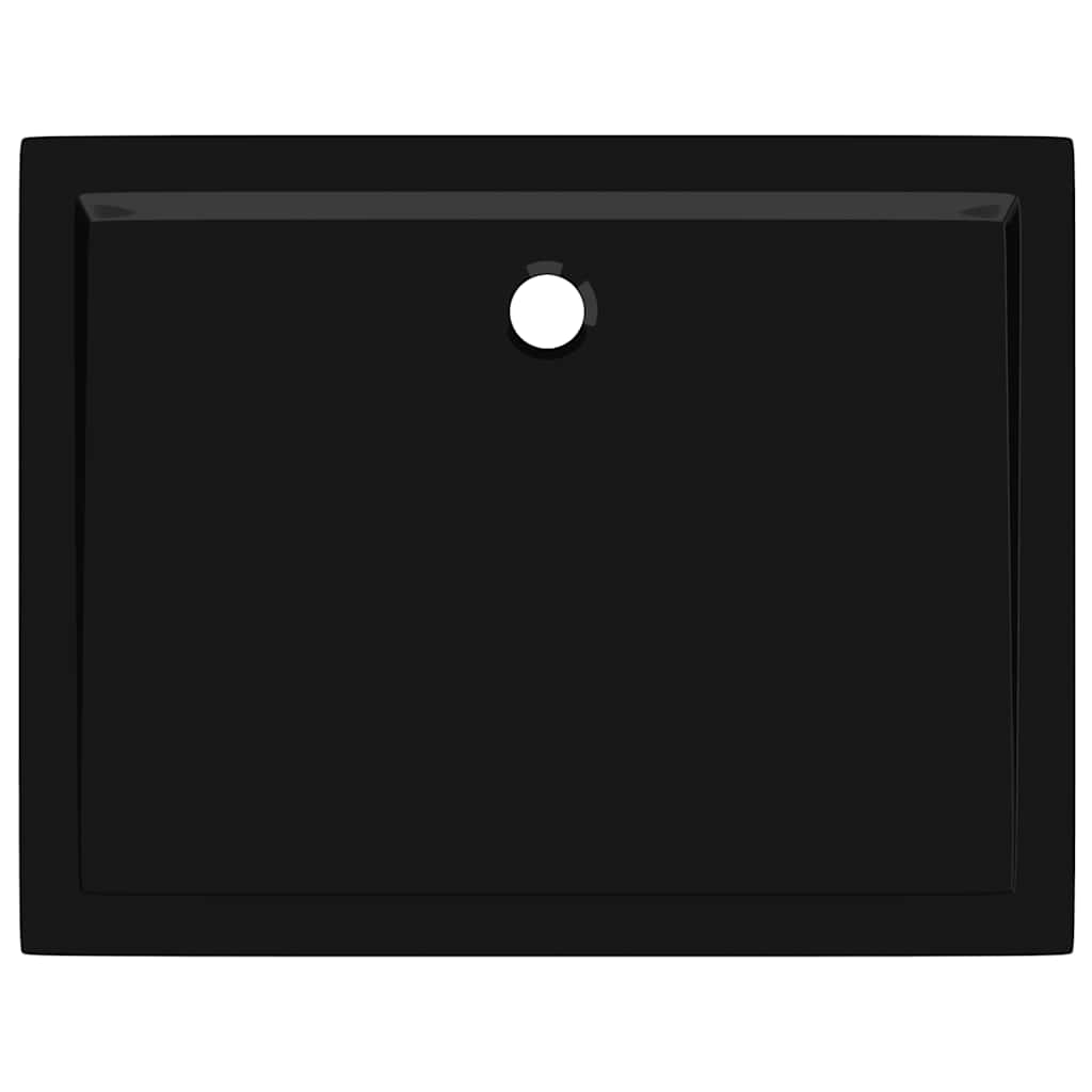 Piatto Doccia in ABS Rettangolare Nero 70x90 cm - homemem39