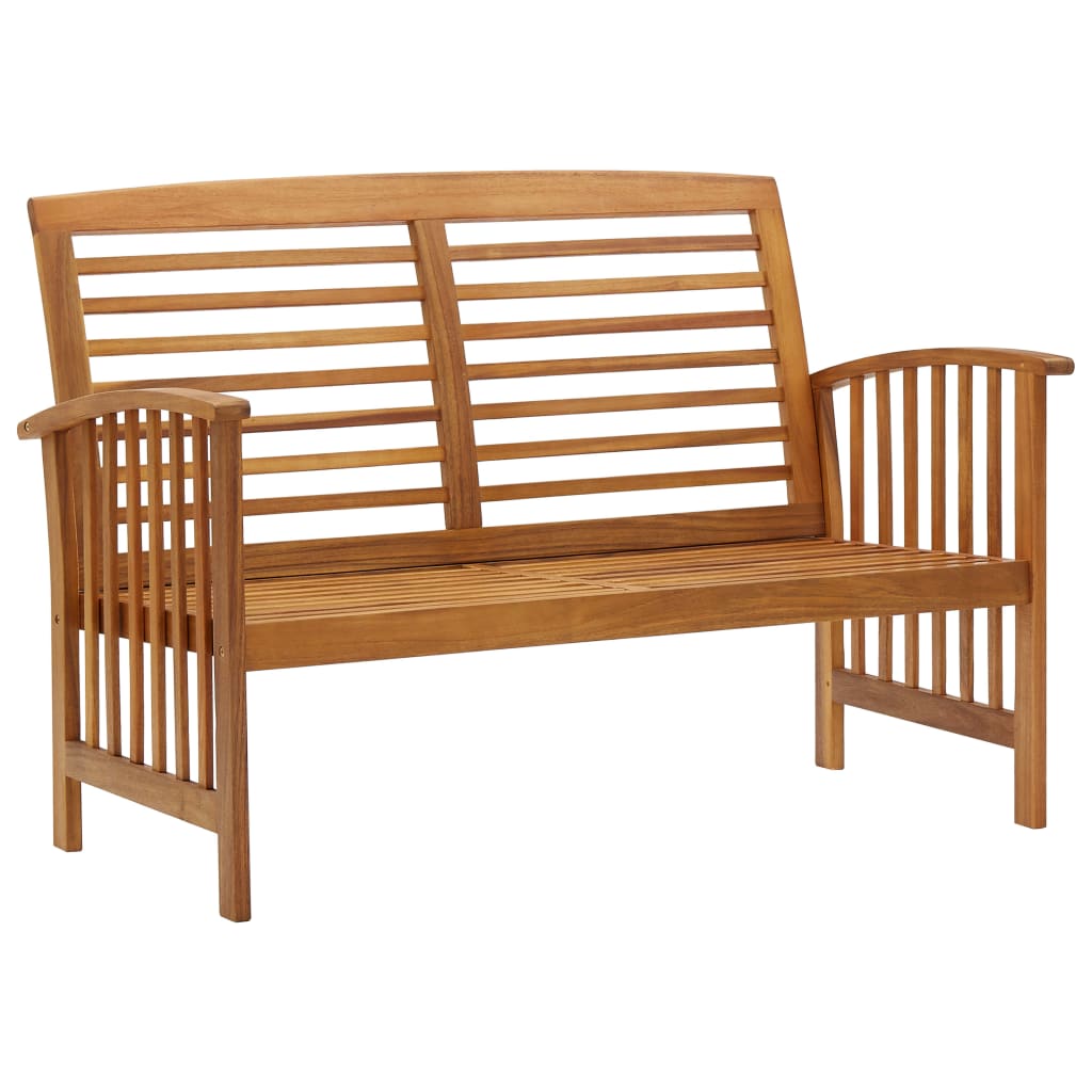 Set Divani da Giardino 5 pz in Legno Massello di Acacia