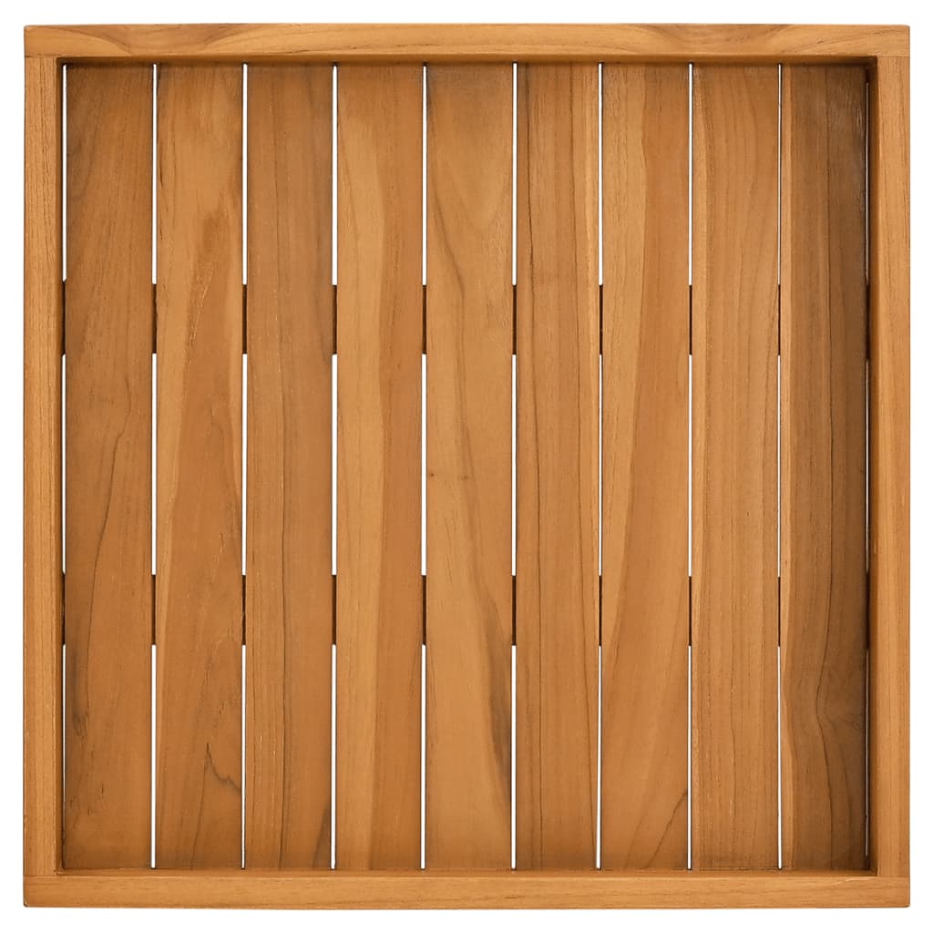 Vassoio da Portata 50x50 cm in Legno Massello di Teak - homemem39