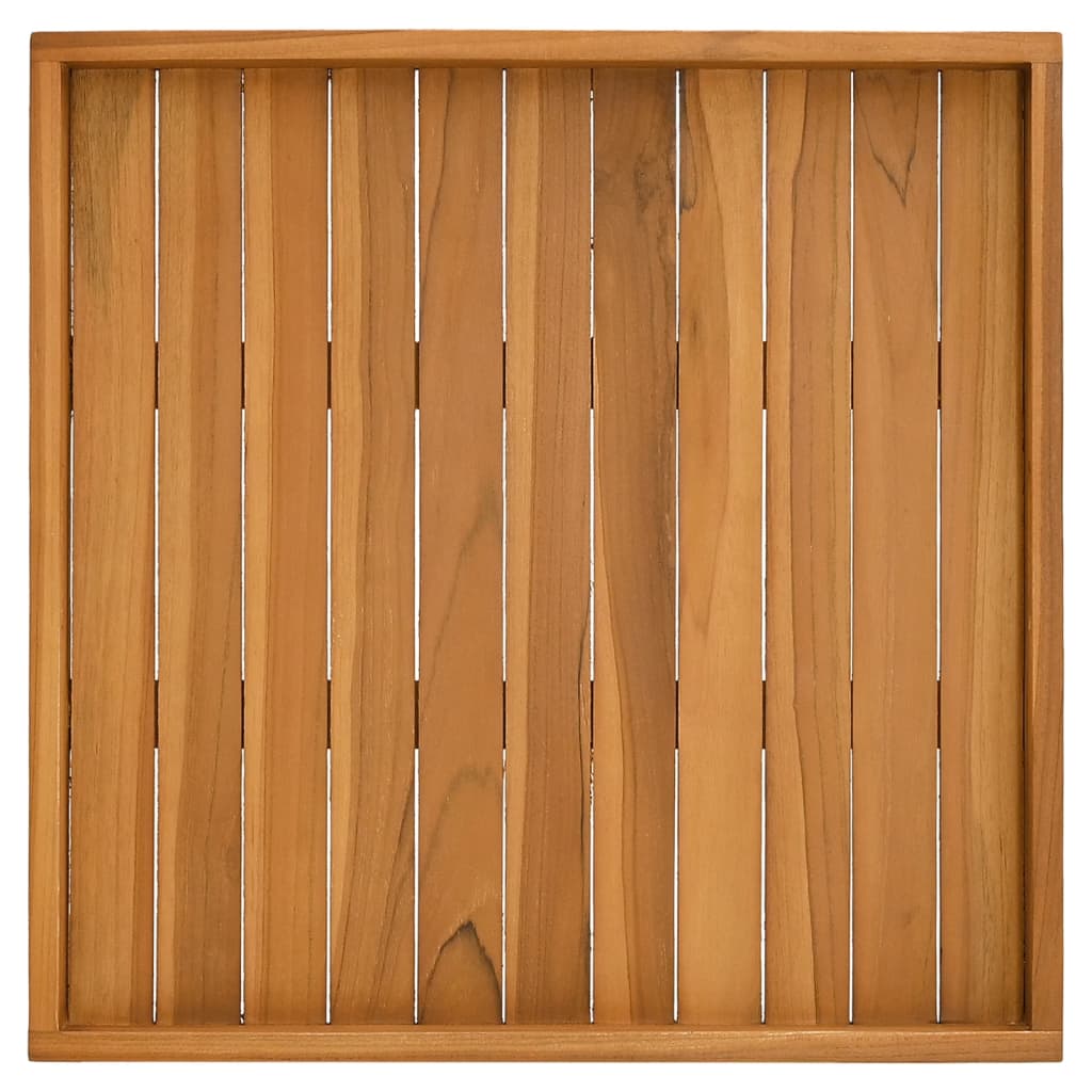 Vassoio da Portata 60x60 cm in Legno Massello di Teak - homemem39