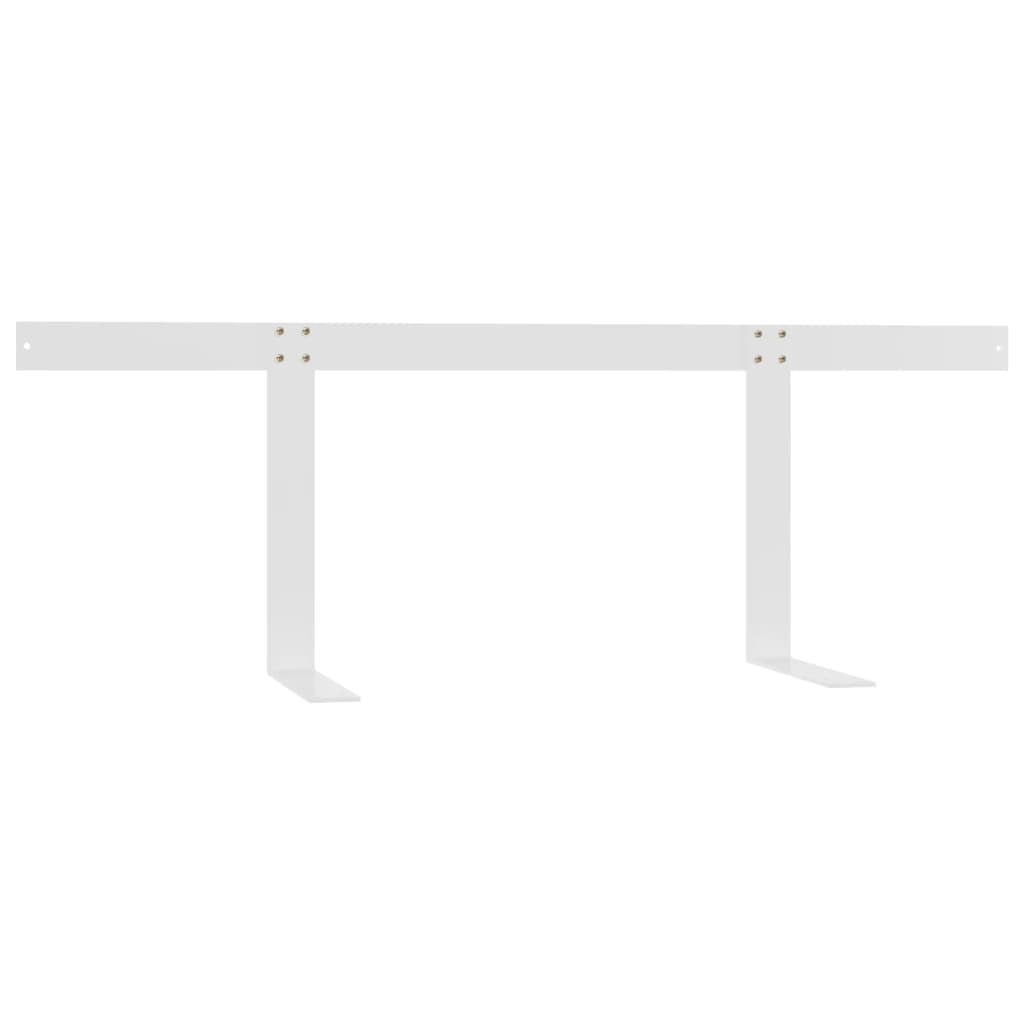 Schienale per Divano a Pallet Bianco 110 cm in Ferro - homemem39