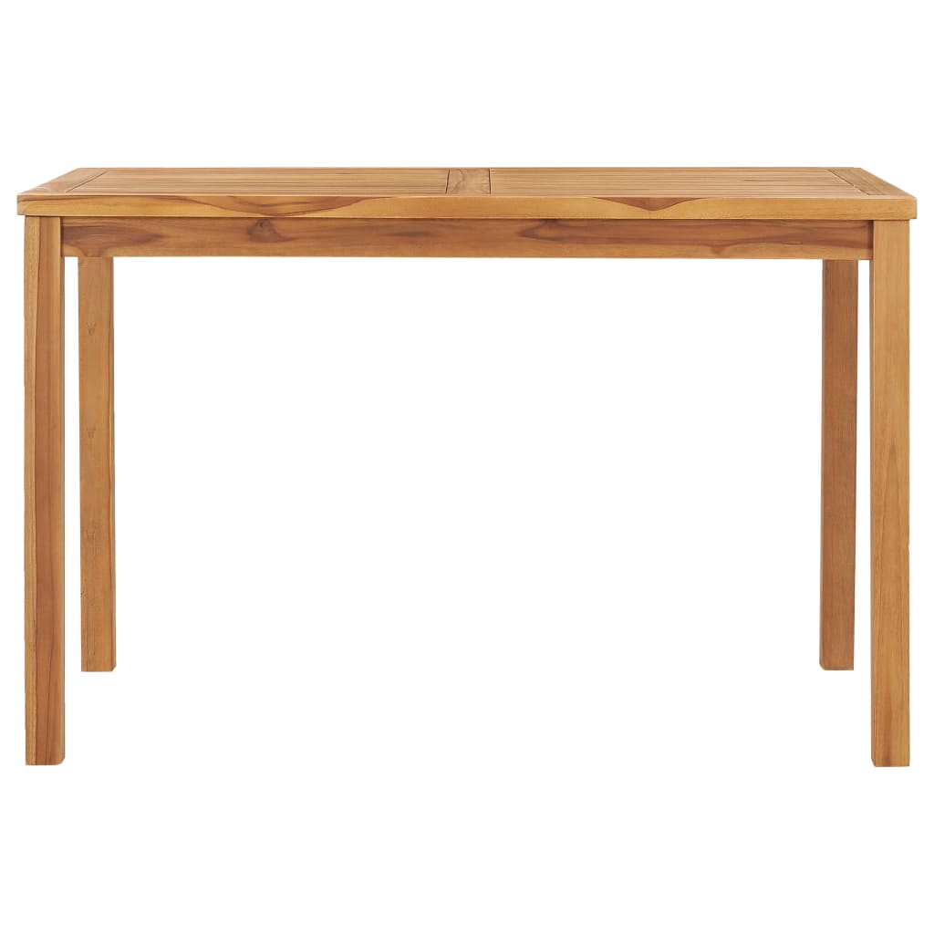 Set da pranzo da giardino 7 pz 120x70 cm in legno massello di teak - homemem39