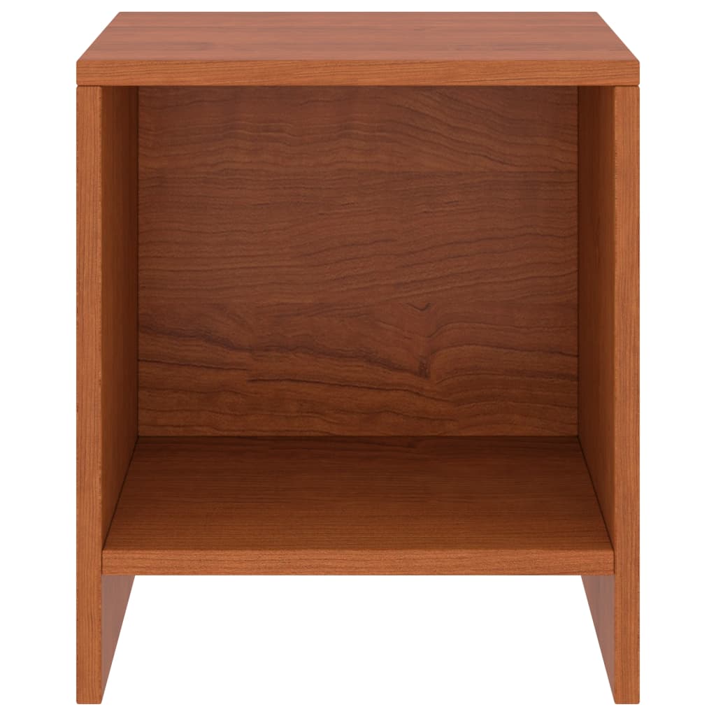 Comodini 2 pz Ambrati 35x30x40 cm in Legno Massello di Pino - homemem39