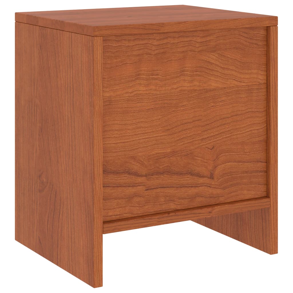 Comodini 2 pz Ambrati 35x30x40 cm in Legno Massello di Pino - homemem39