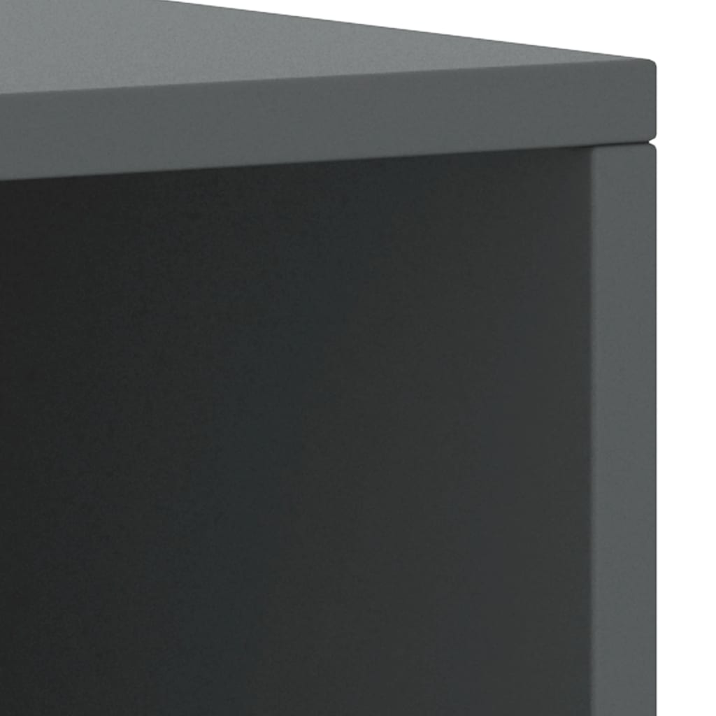Comodini 2 pz Grigio Scuro 35x30x40 cm in Pino Massello - homemem39