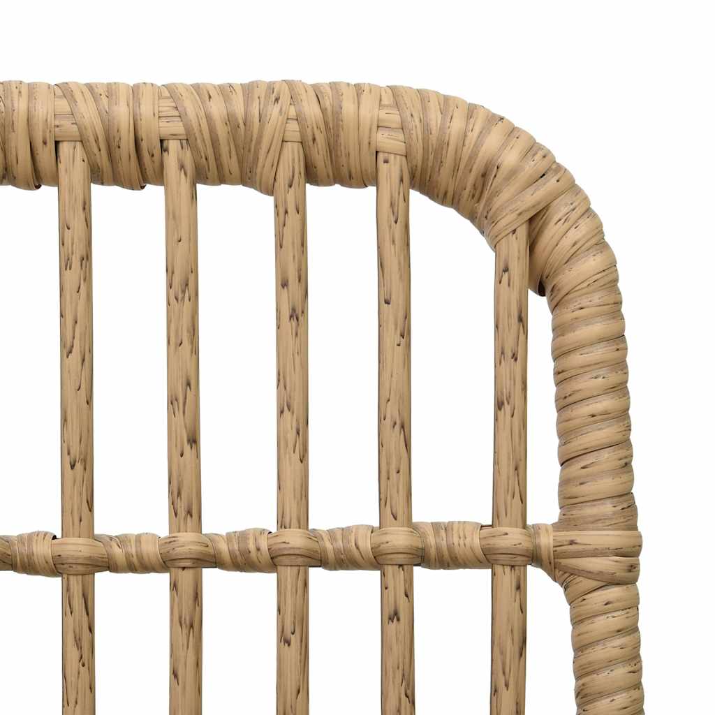 Set da Pranzo da Giardino 7 pz in Polyrattan e Vetro