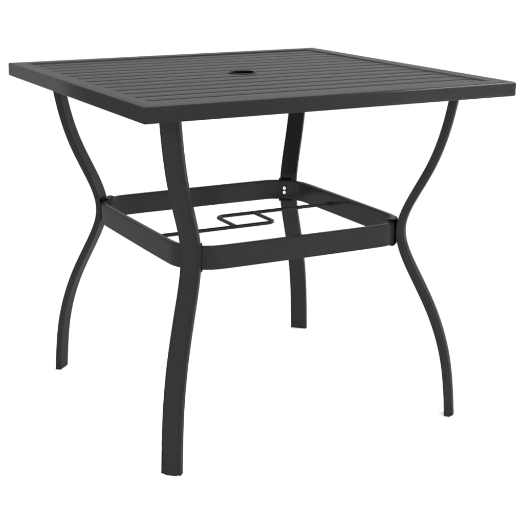 3 pc Garden Dining Set in Textilene and Steel