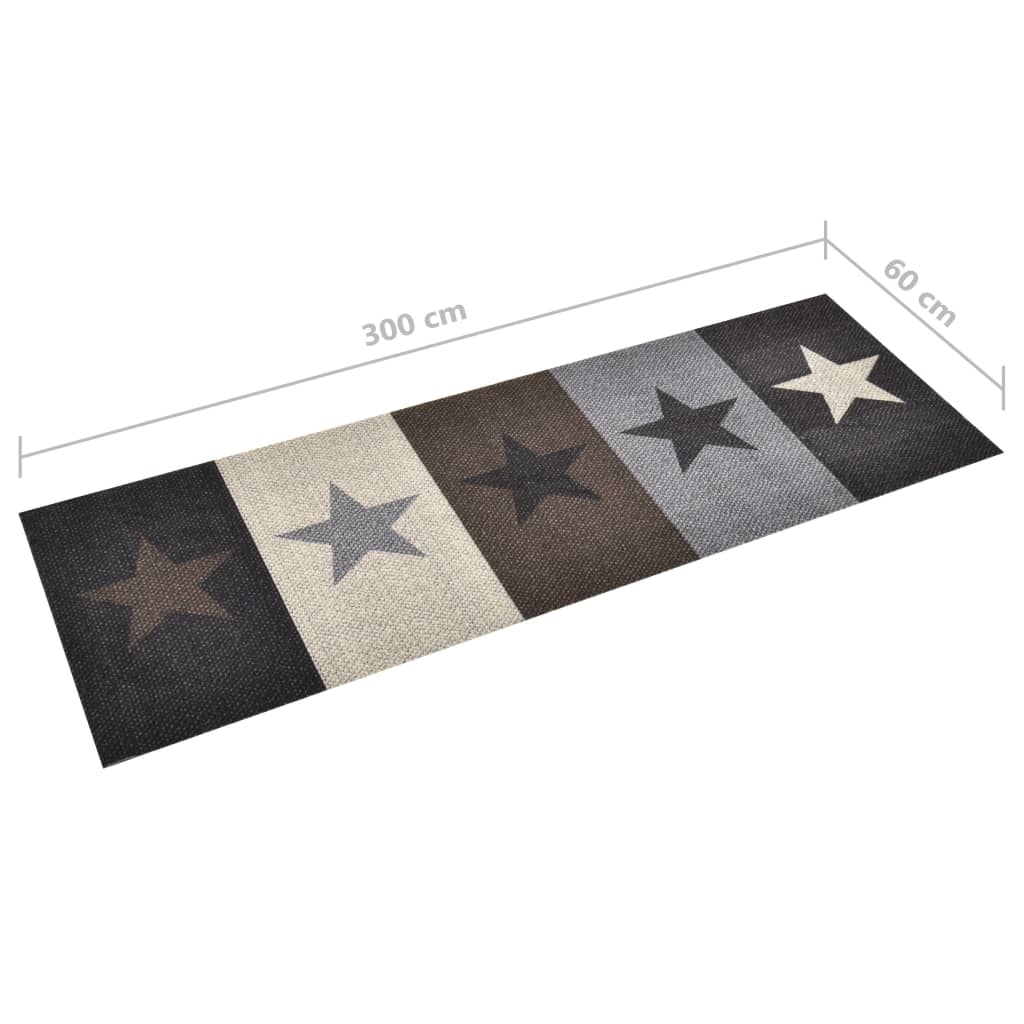 Tappetino da Cucina Lavabile Stelle 60x300 cm - homemem39