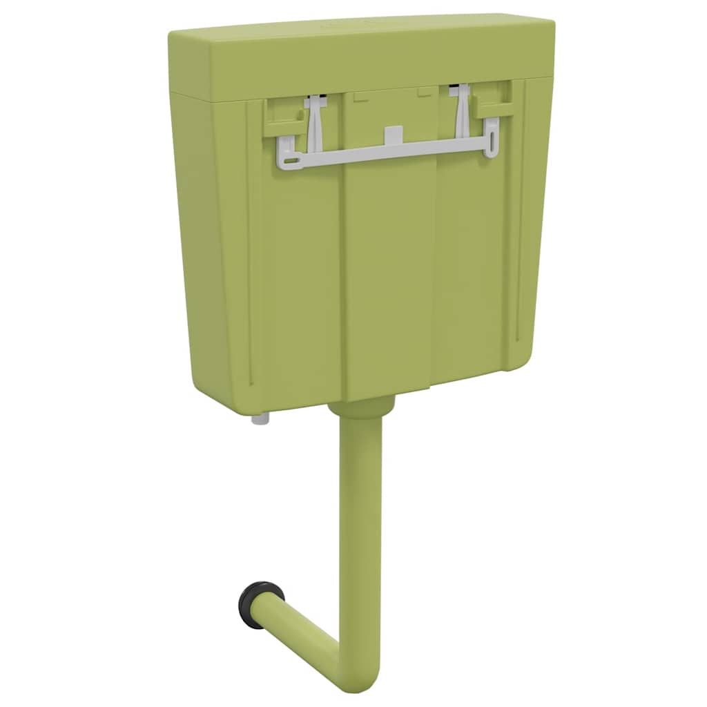 Sciacquone WC con Ingresso Acqua dal Basso 3/6 L Verde Oliva - homemem39