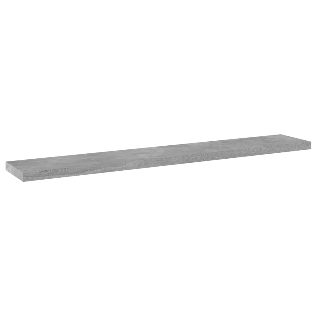 Ripiani per Libreria 4pz Grigio Cemento 60x10x1,5cm Multistrato - homemem39