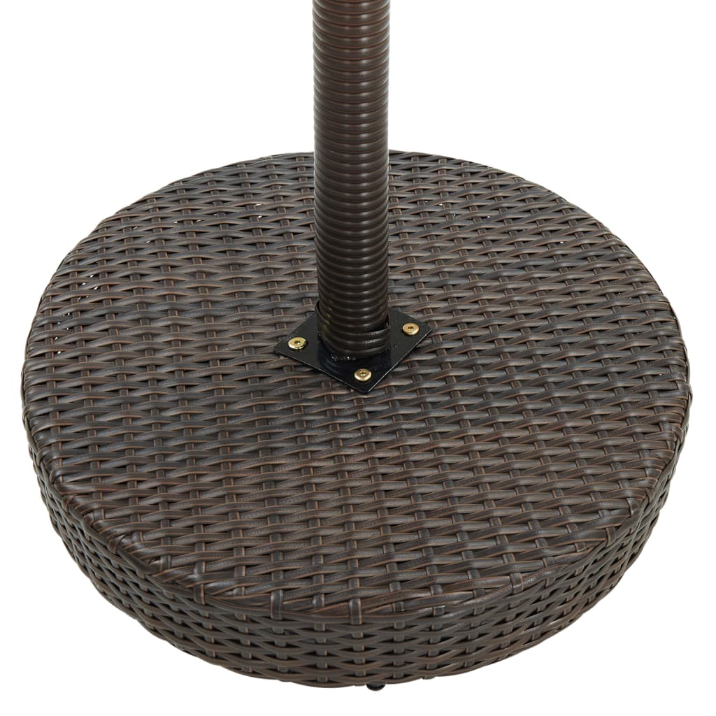 5 pc Garden Bar Set in Brown Polyrattan