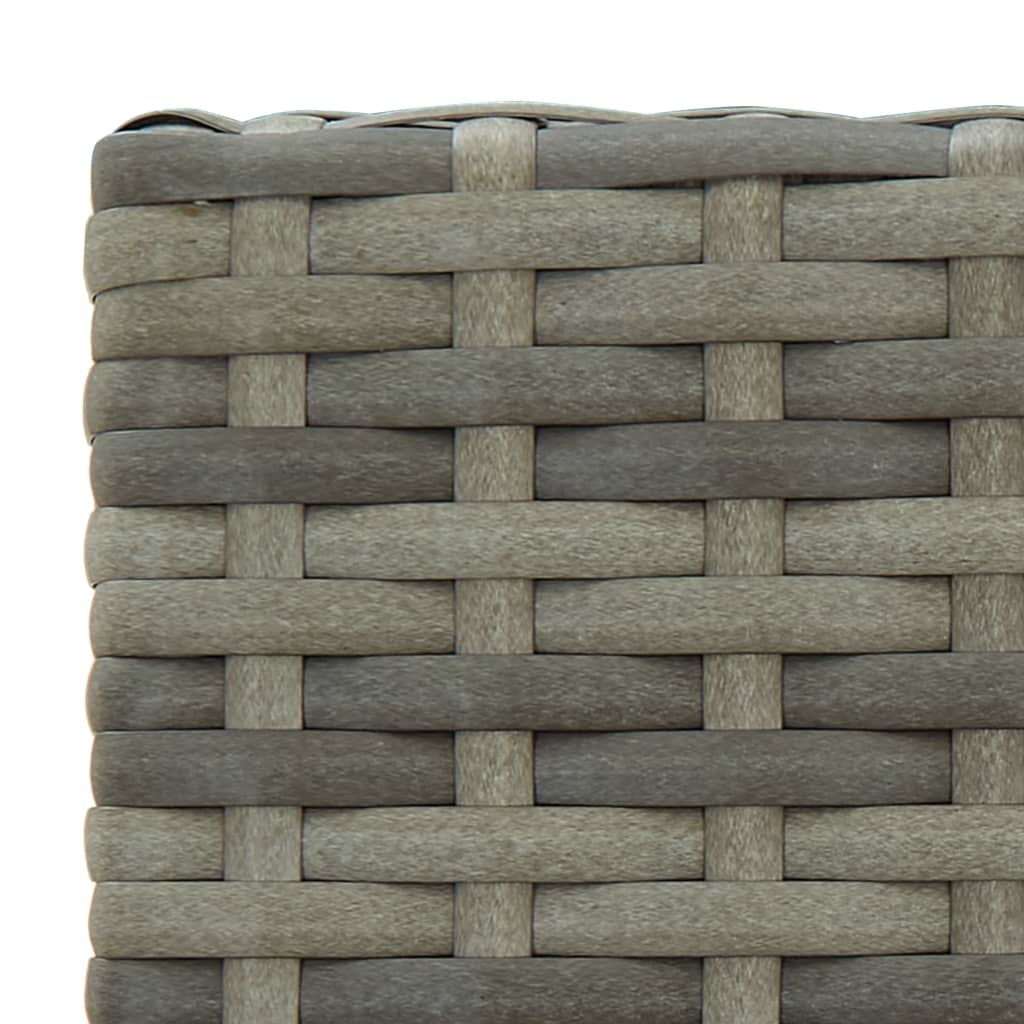 5 pc Garden Bar Set in Gray Polyrattan