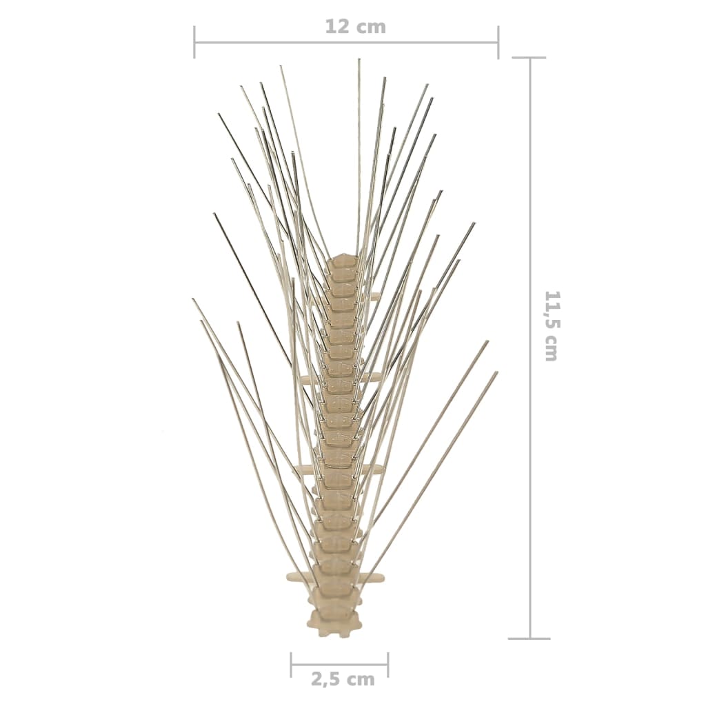 Set Dissuasori per Uccelli e Piccioni 6 pz 5 File 3 m | homemem39
