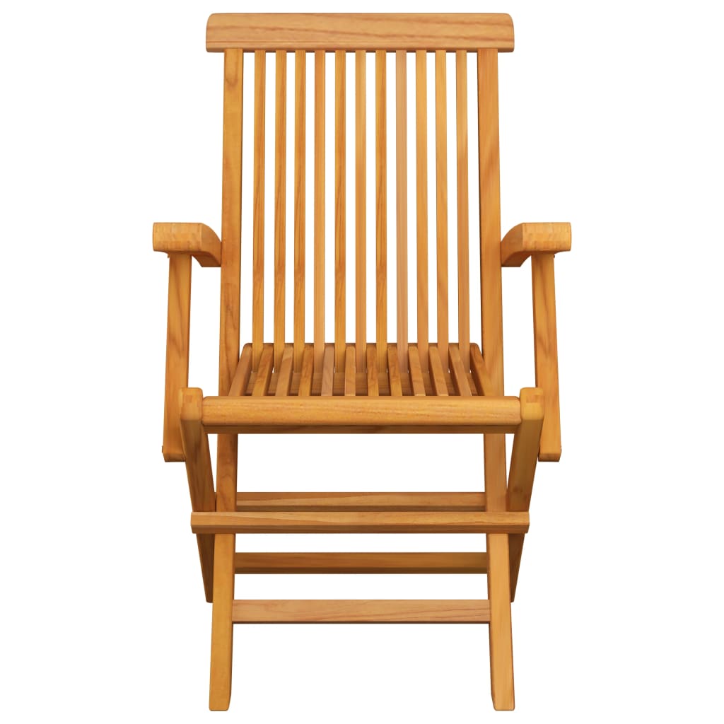Sedie da Giardino con Cuscini Antracite 3pz Legno Massello Teak - homemem39