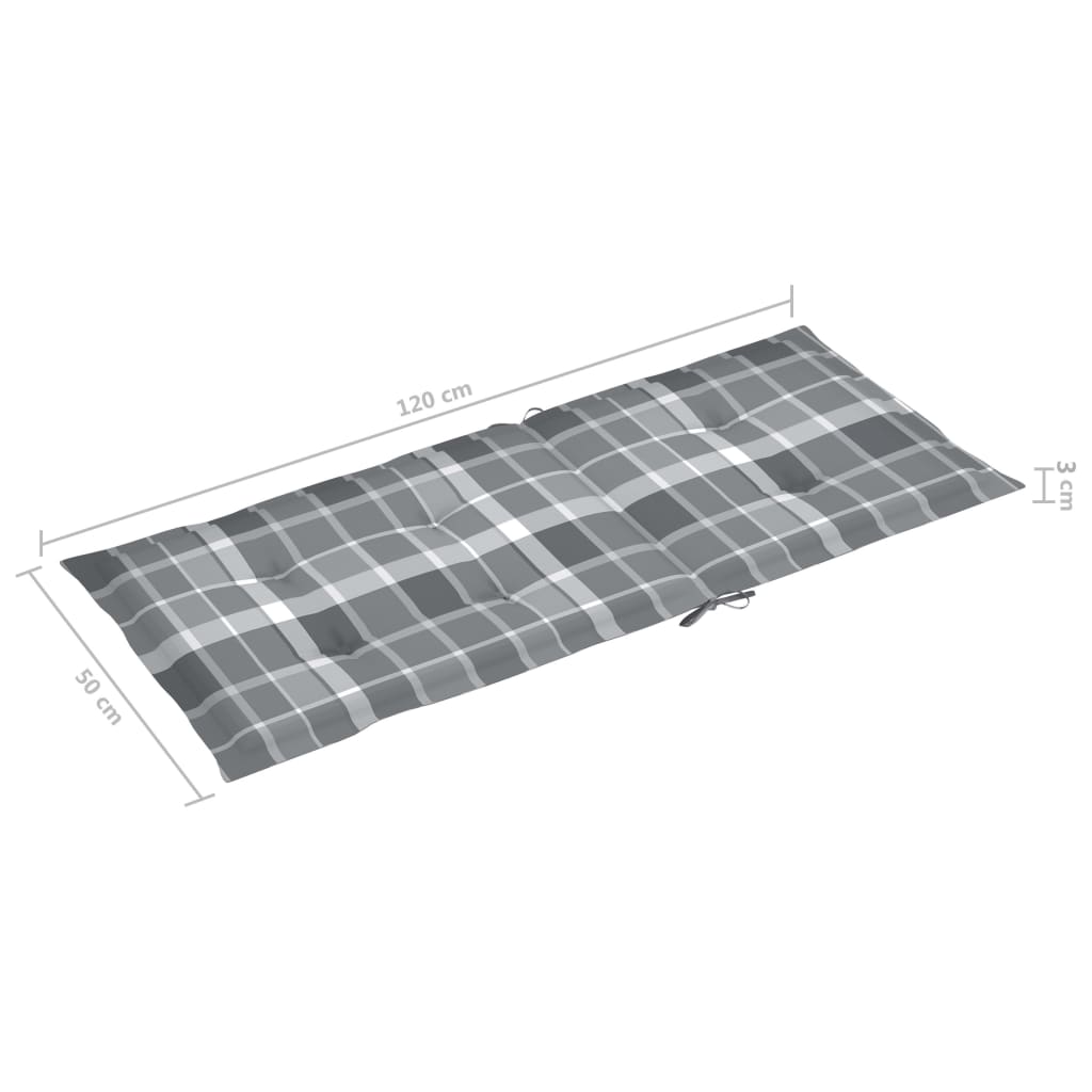 Sedie da Giardino Reclinabili 4 pz con Cuscini Massello Acacia | homemem39