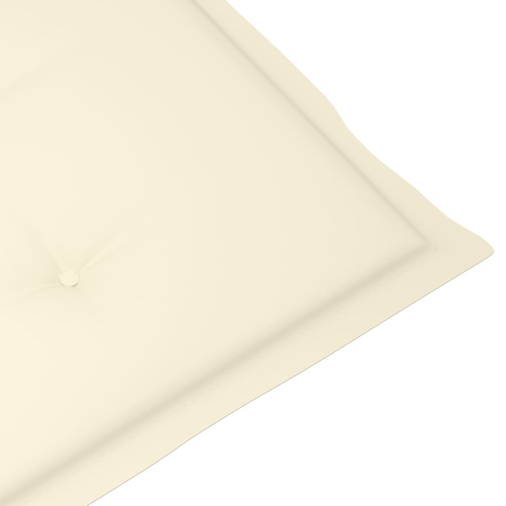 Sedie da Giardino 6 pz con Cuscini Crema Massello di Teak - homemem39