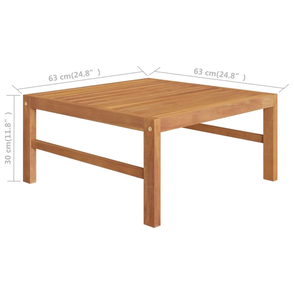 Set Divani Giardino 2 pz Cuscini Grigio Scuro in Legno di Teak | homemem39