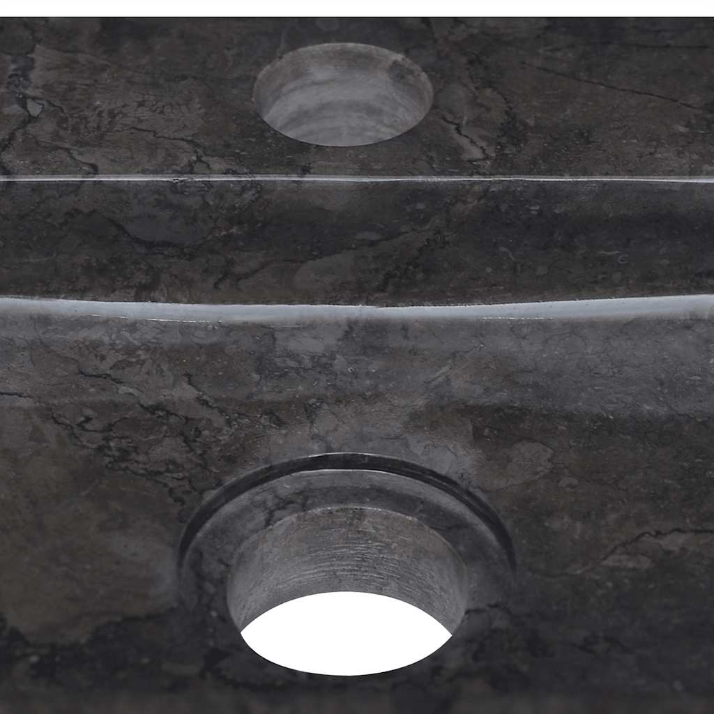 Lavello a Parete Nero 38x24x6,5 cm in Marmo