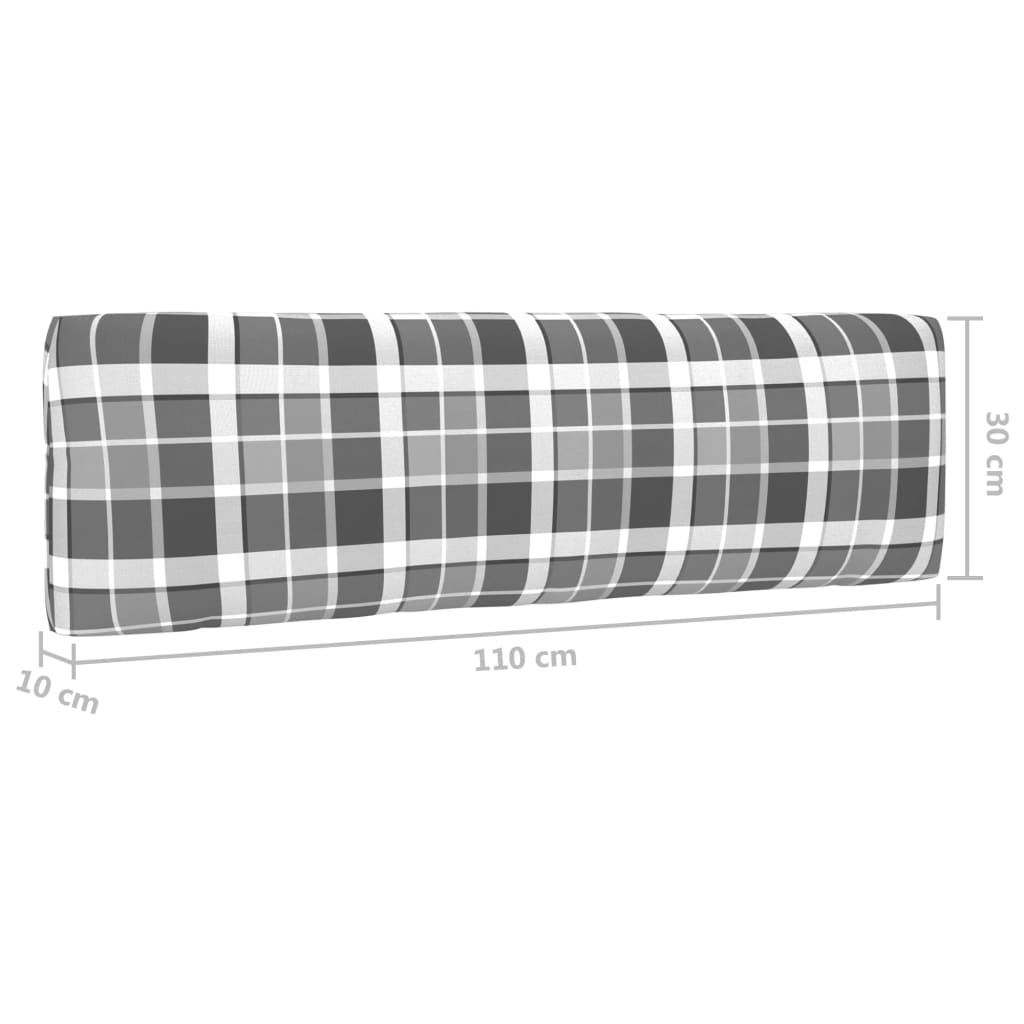 Divano Centrale da Giardino Pallet Legno Pino Impregnato Grigio | homemem39