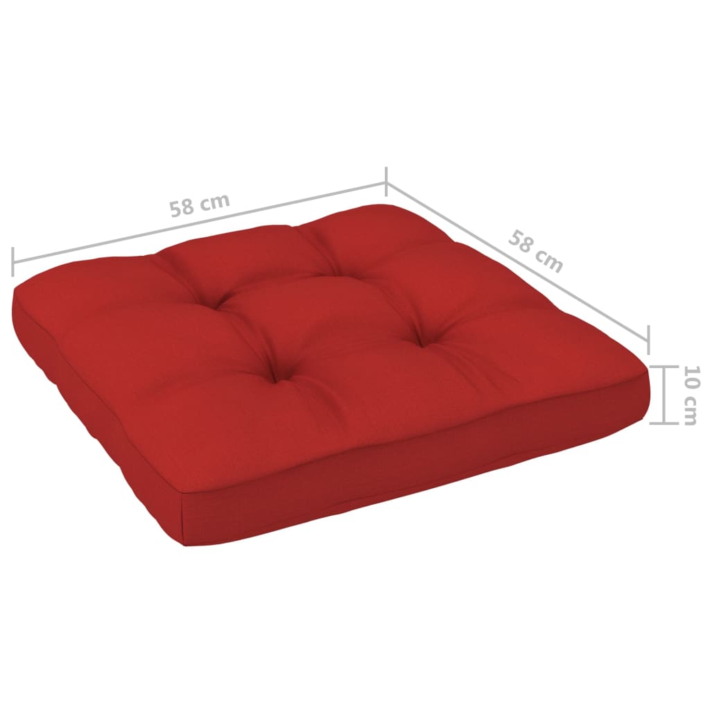 Set Divani in Pallet con Cuscini 4 pz in Pino Impregnato Ambra | homemem39