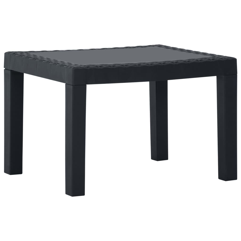 Set Divani da Giardino con Cuscini 3 pz in Plastica Grigio - homemem39