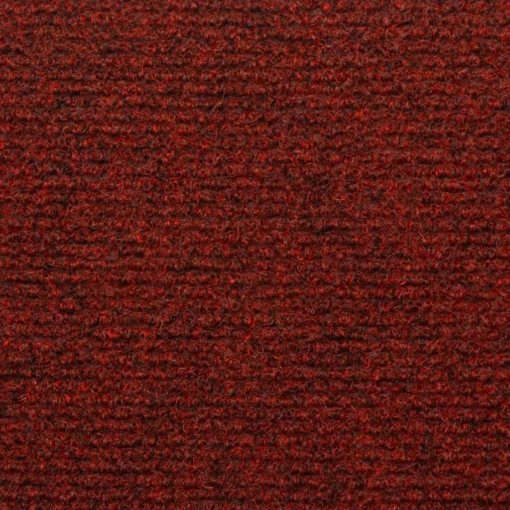 Tappetini per scale autoadesivi 5 pz 65x21x4 cm Bordeaux Rosso Bordo rettangolare - homemem39