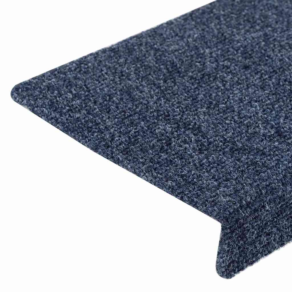 Tappetini per scale autoadesivi 5 pz 65x21x4 cm Antracite Bordo rettangolare - homemem39