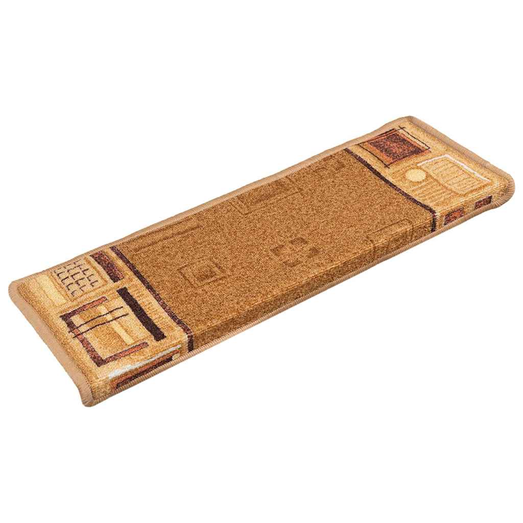 Tappetini per Scale Autoadesivi 5 pz 65x21x4 cm