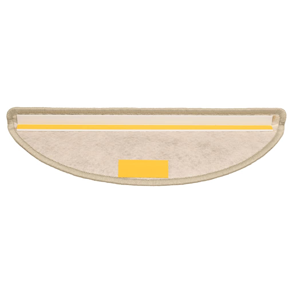 Tappeti Adesivi Scale Aspetto Sisal 15pz 65x21x4cm Verde Chiaro - homemem39