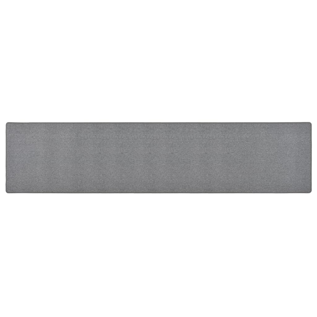 Tappeto Corsia Grigio Scuro 50x250 cm - homemem39