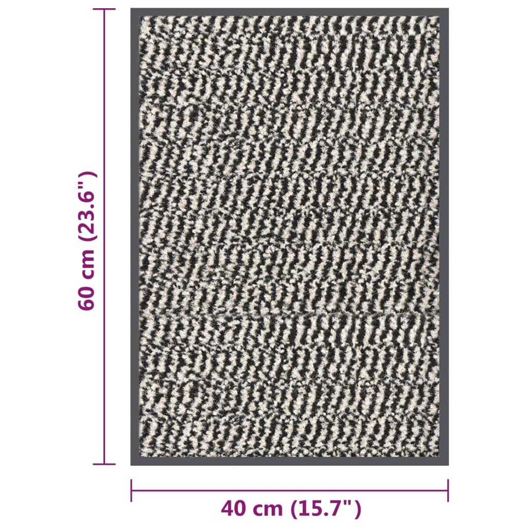 Zerbino Trapuntato 40x60 cm Marrone Chiaro - homemem39