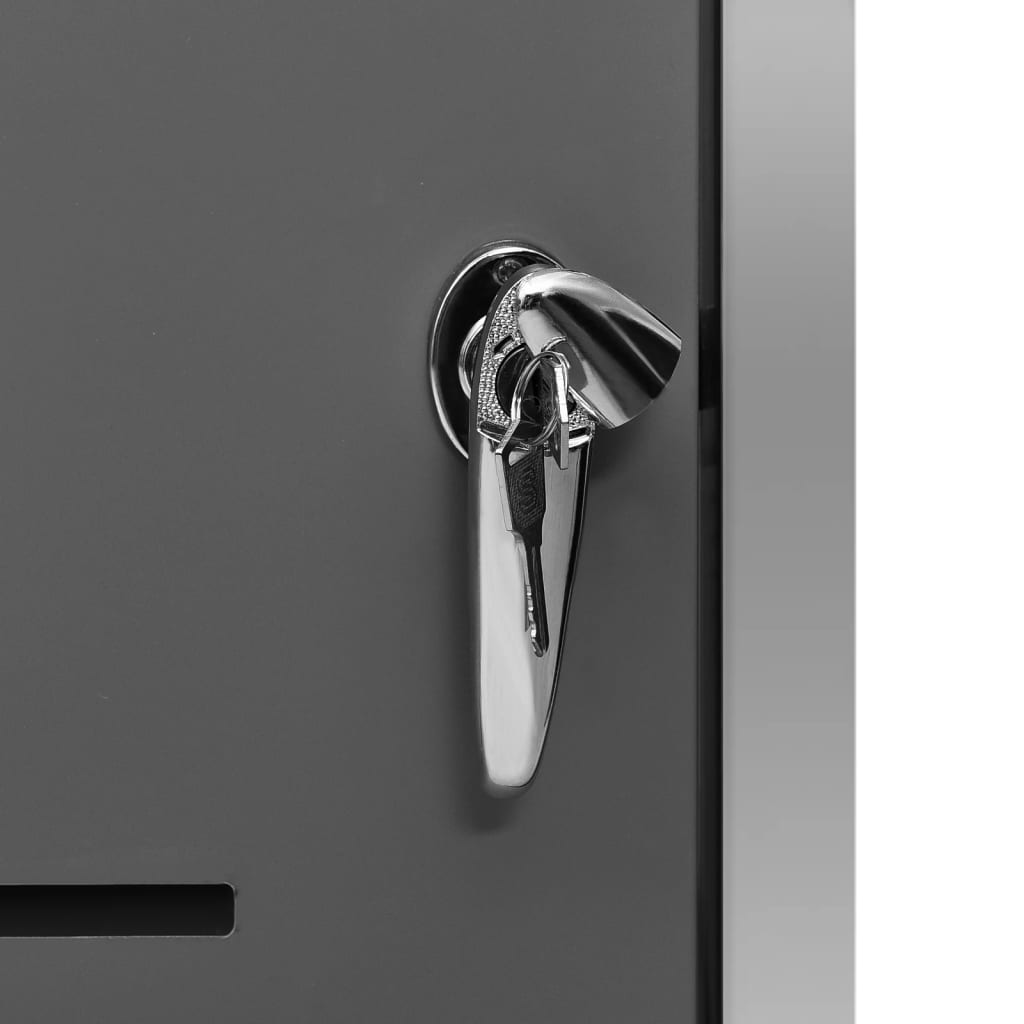 Copribidone per Spazzatura Singolo 69x77,5x112,5cm Acciaio Inox | homemem39