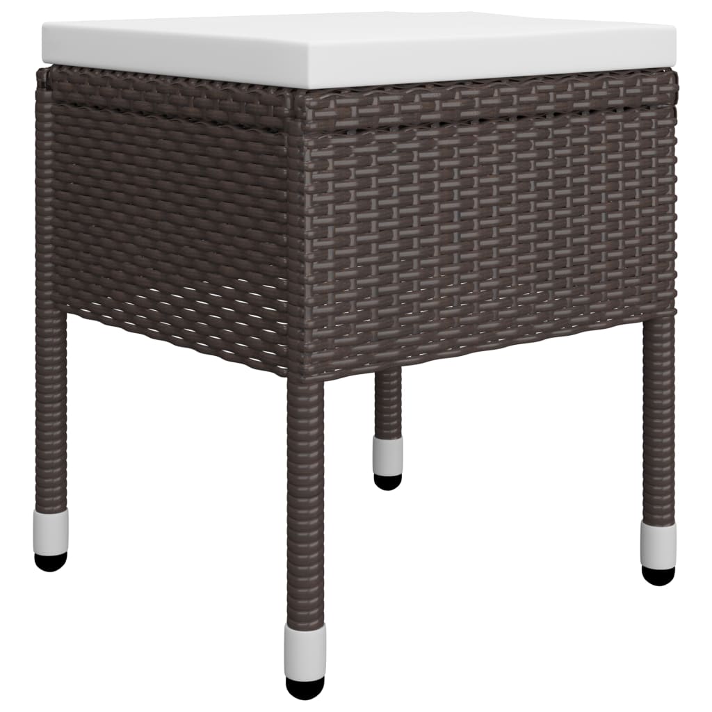 Set Mobili da Pranzo per Giardino 7 pz Marrone - homemem39