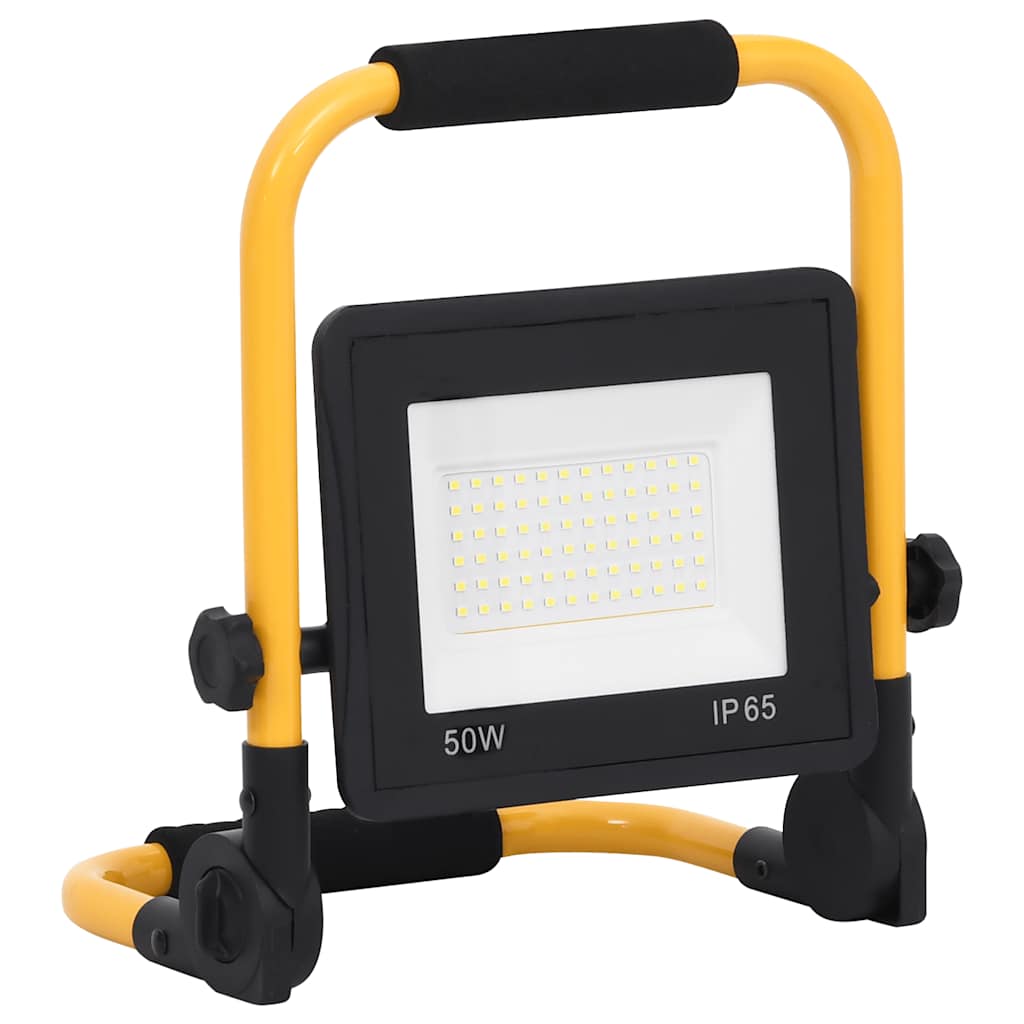 Proiettore LED con Maniglia 50 W Bianco Freddo - homemem39
